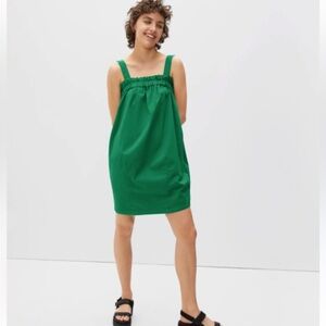 NWT // The Paperbag Dress in Green